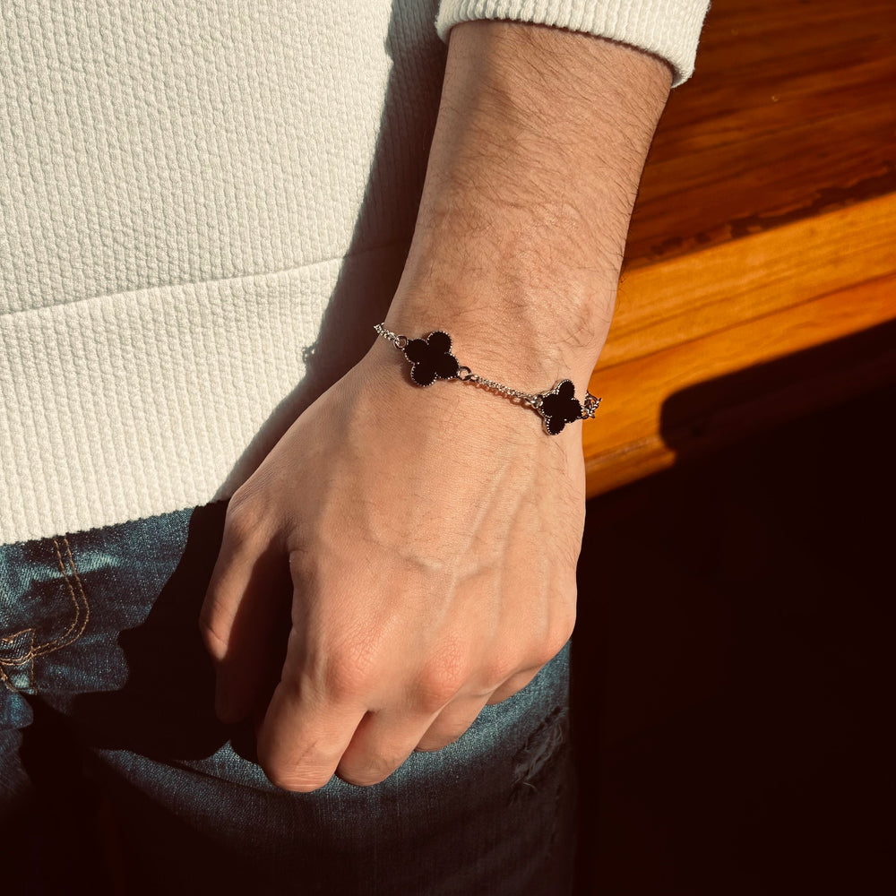 Pulseira Trevo Prata