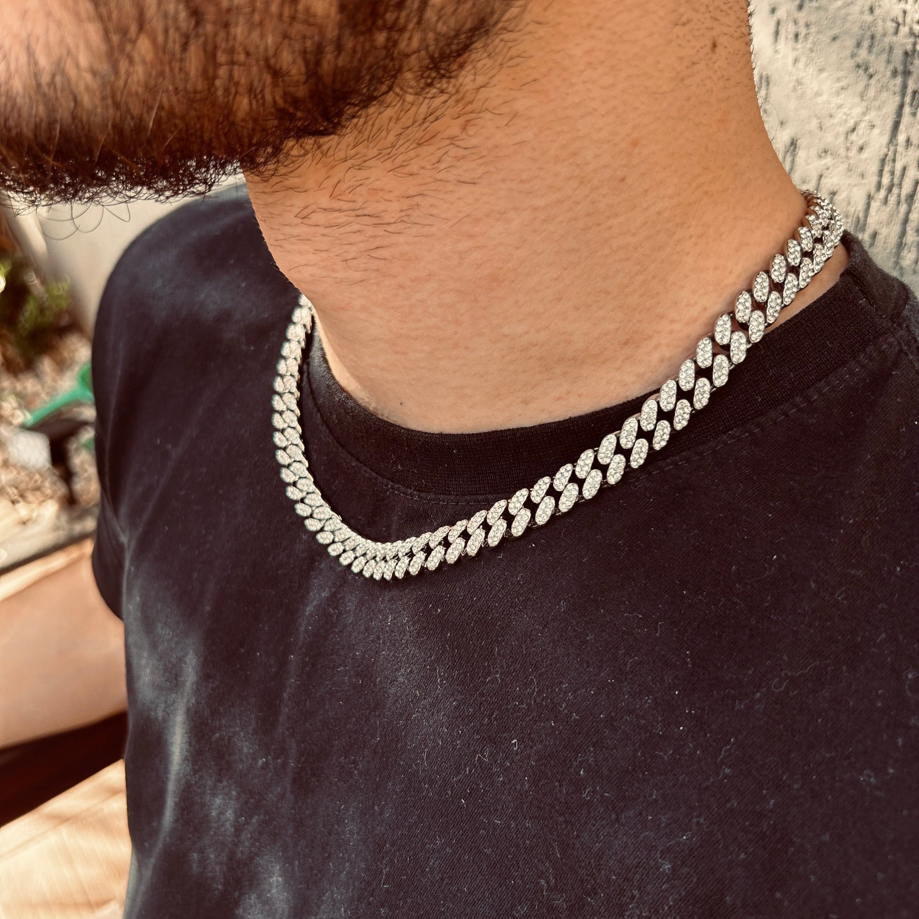 Colar Chain Cravejado