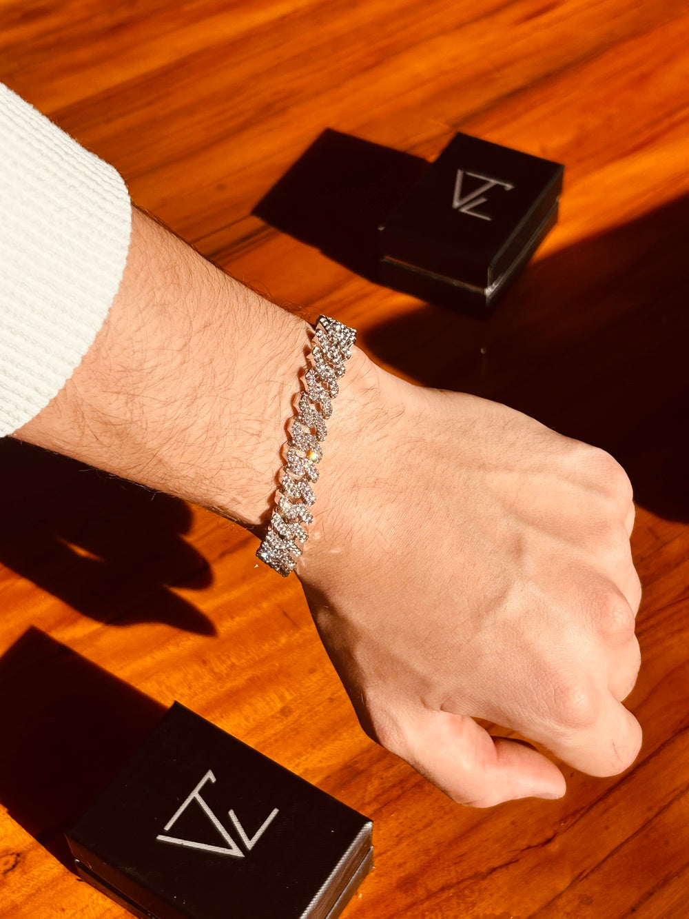 Pulseira Chain Cravejada