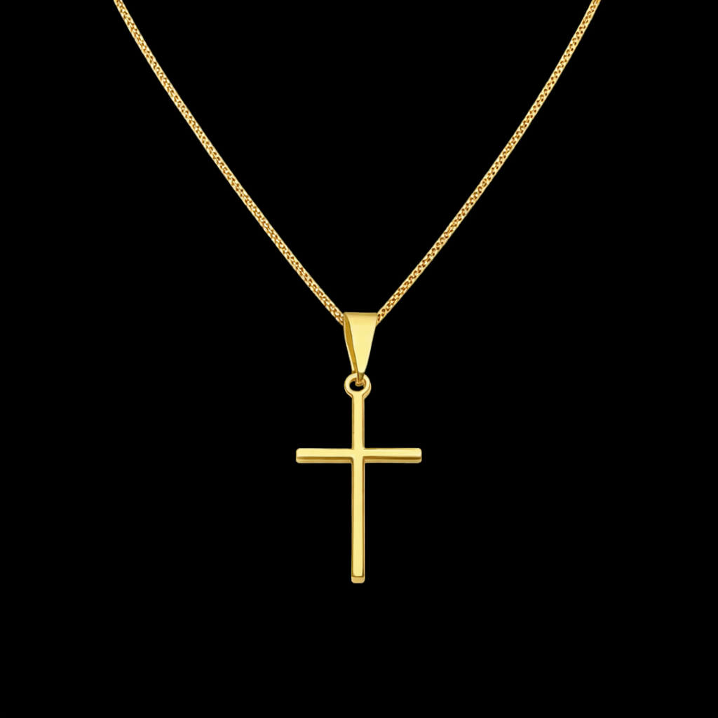 Colar Cruz Lisa Ouro