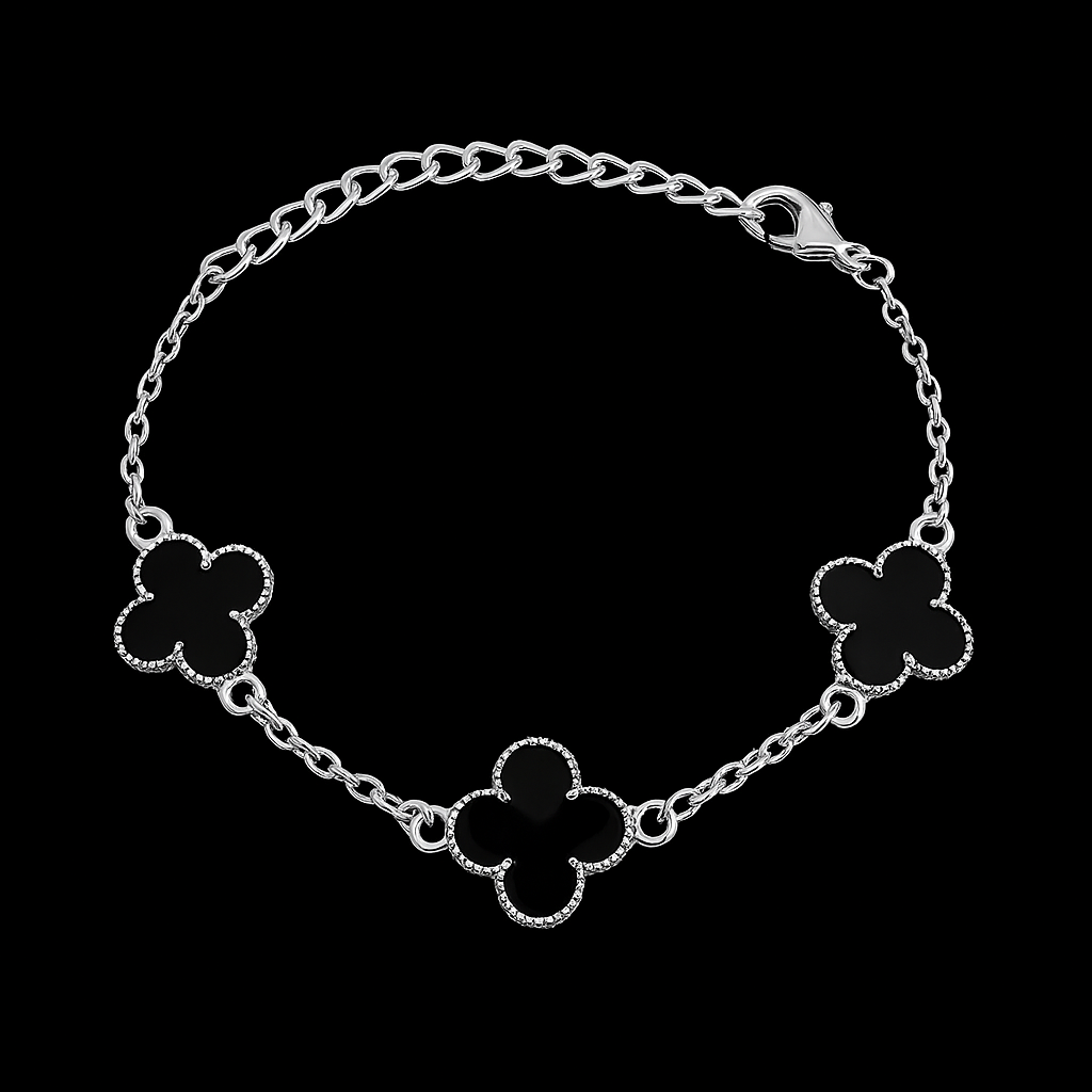 Pulseira Trevo Prata