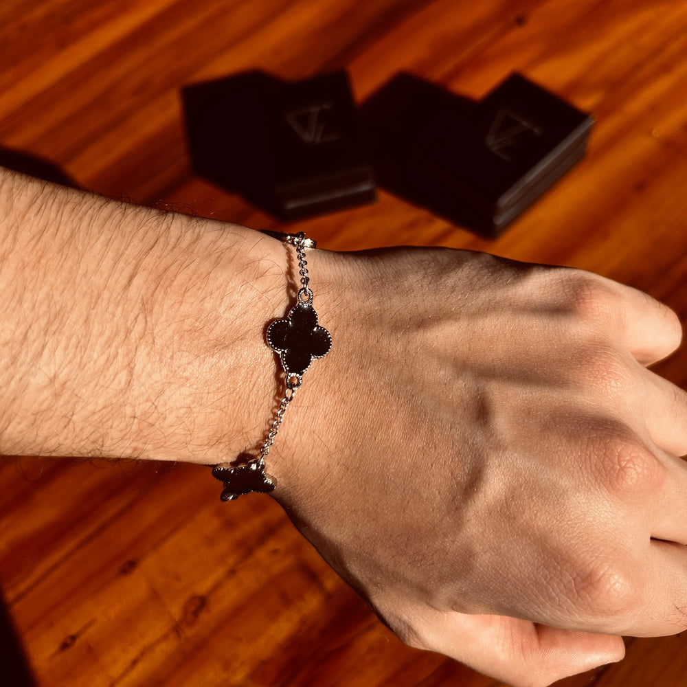 Pulseira Trevo Prata