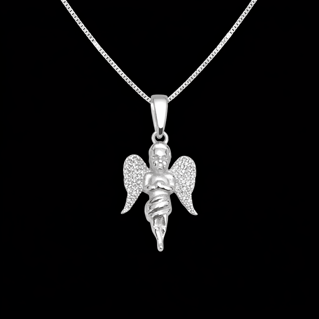 Colar Angel Cravejado - Prata 925