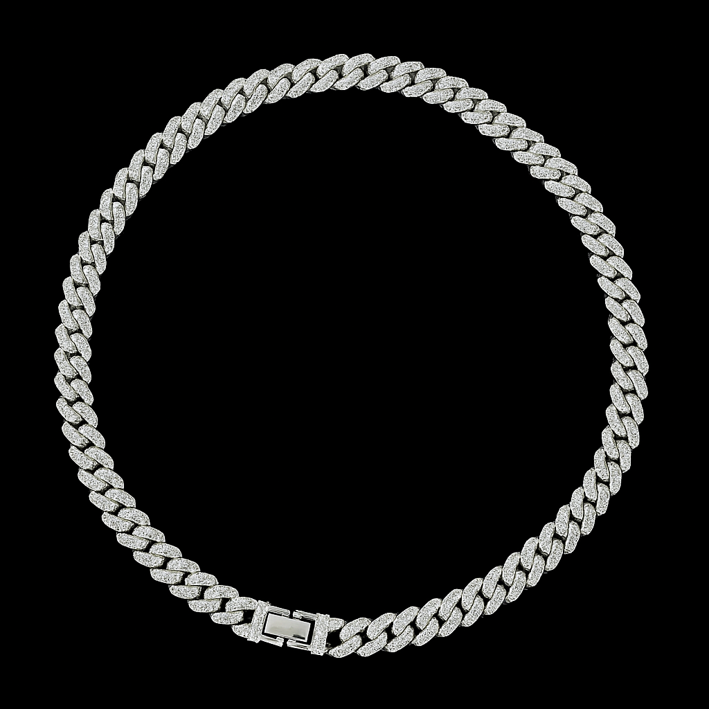 Colar Chain Cravejado