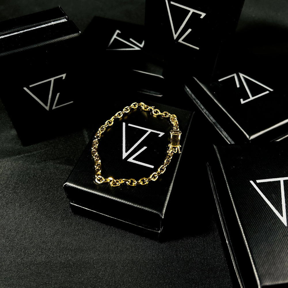 Pulseira Cadeado 3mm Ouro