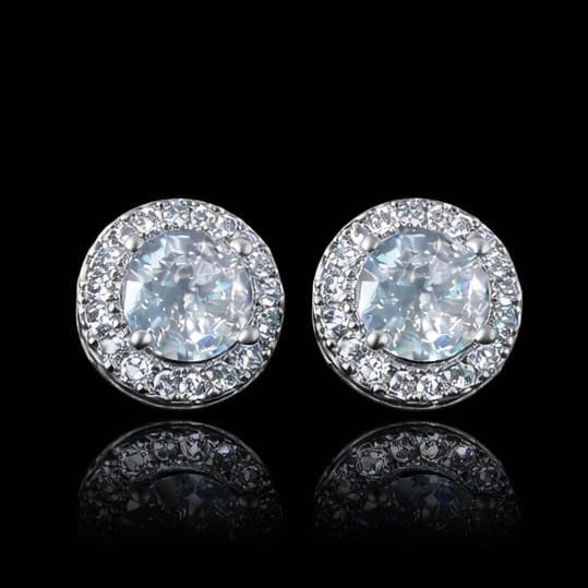 Brinco Redondo Cravejado Prata 2.0 - VZ Joalheria